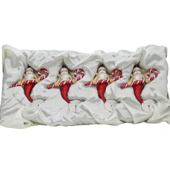 4-Piece HGTV Home Collection Santa Merman Ornaments