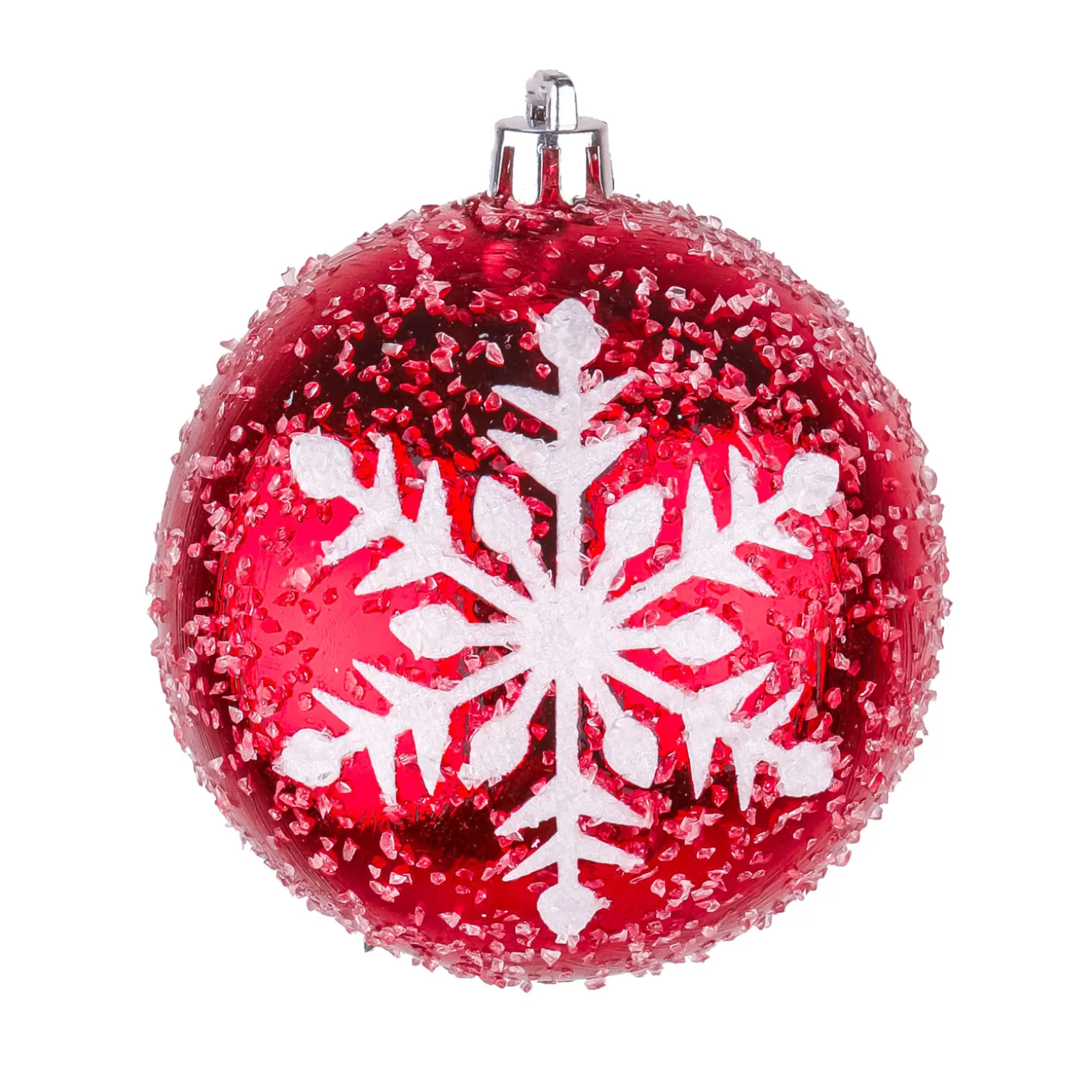 6-Piece Shatterproof Snowflake Ornaments