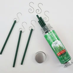 Scented Ornaments, 2 Pack- 6ct Bottle, White Winter Fir, Fragrance-Infused Paper Sticks