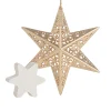 Scentsicles Decorative Ornament, Metal Gold Star, White Winter Fir with Refill