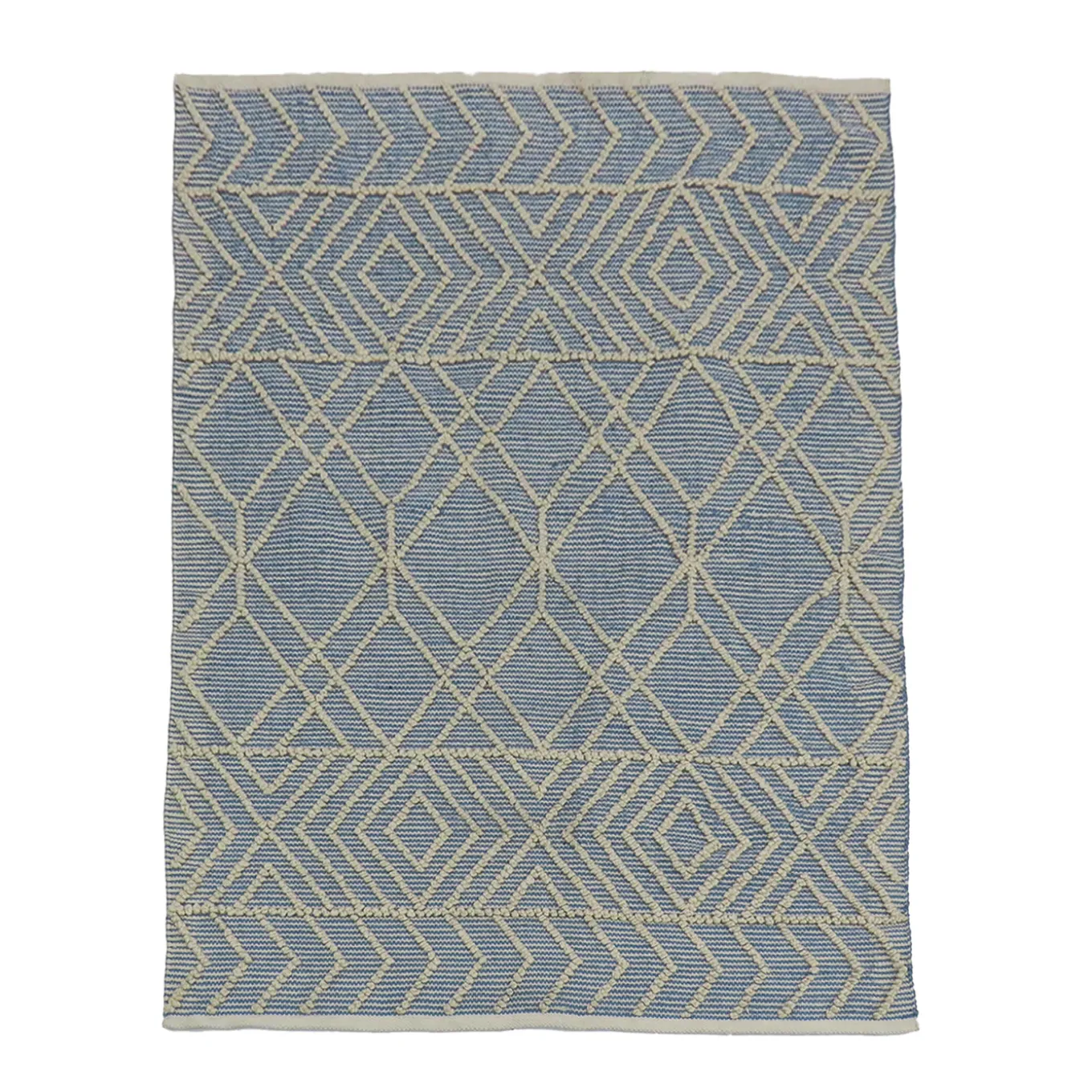5x7 ft. Cloud Blue Hand Woven Outdoor Rug