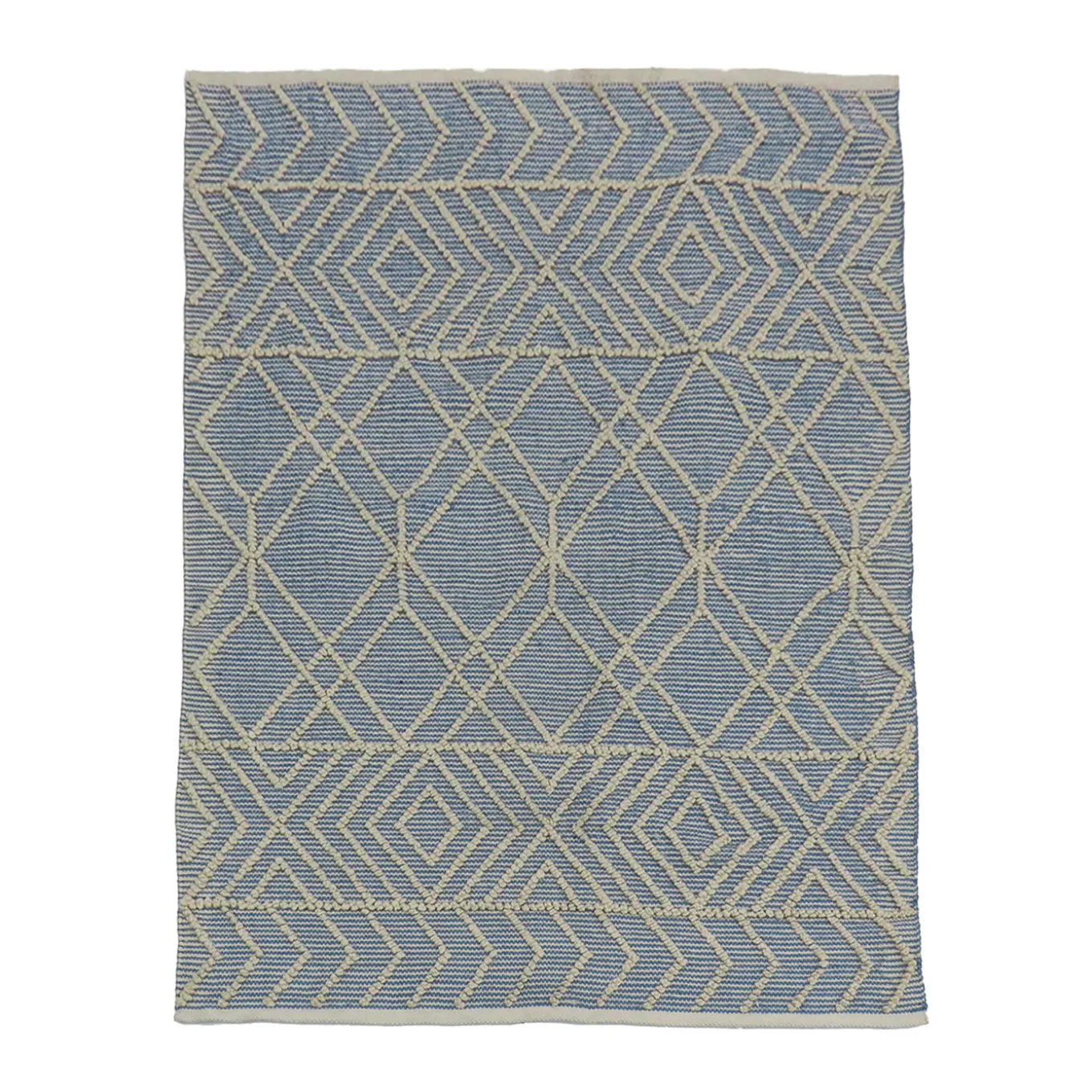 4x6 ft. Cloud Blue Hand Woven Outdoor Rug