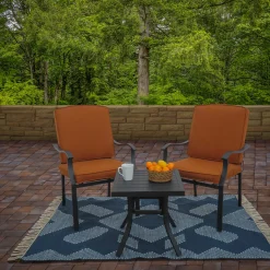 5x7 ft. Indigo Blue Hand Woven Outdoor Rug