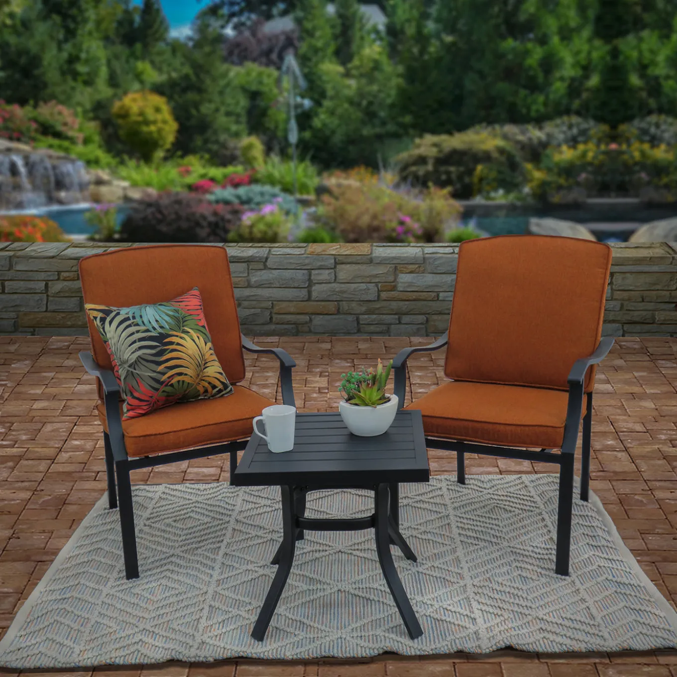 4x6 ft. Multicolor Hand Woven Outdoor Rug