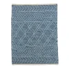 5x7 ft. Navy Blue Hand Woven Outdoor Rug