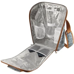 9.5x4.5x13 in. 2 Bottle Wine Tote Bag